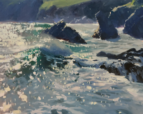 High Tide at Kynance, Cornwall