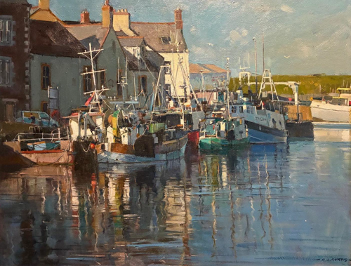 Afternoon Sun at High Tide, Eyemouth