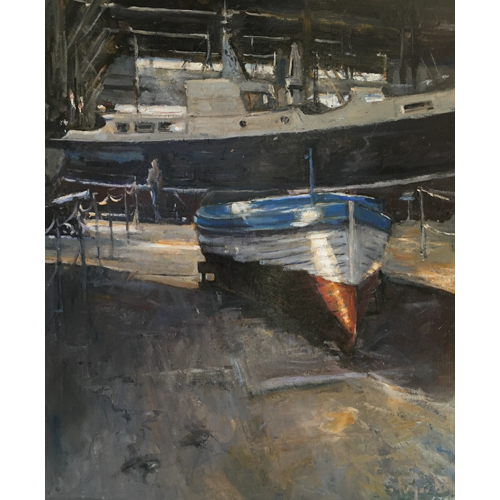 In the Boat Shed, Chatham Docks