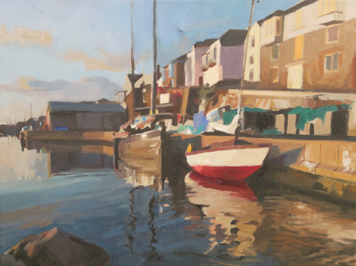 Warm Evening Light, Newlyn Harbour