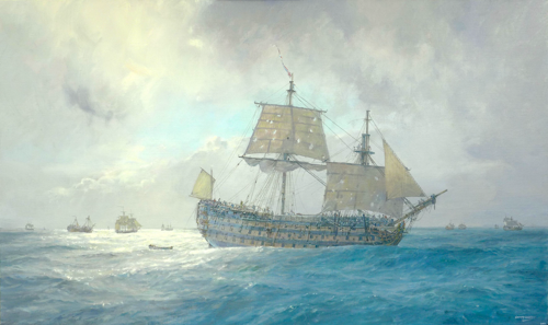 After the great battle, before the great storm: HMS Victory on 22nd October 1805