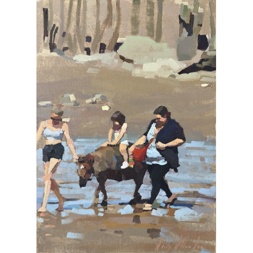 Walking through Puddles