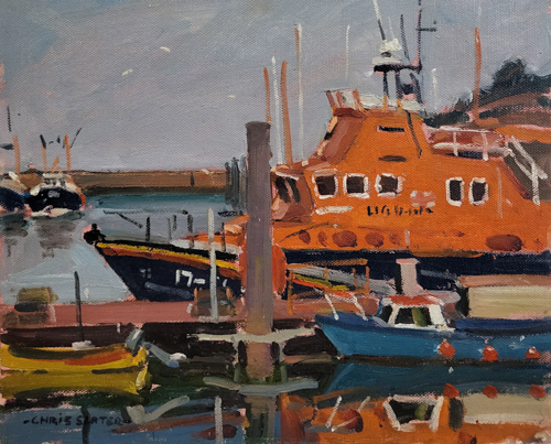 Life Boat Newlyn Harbour Cornwall