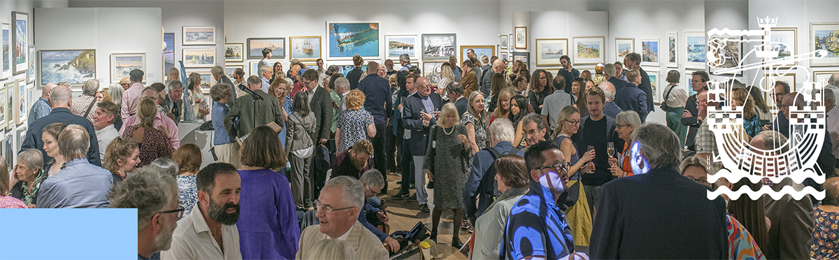 RSMA Exhibition photo wide view of Mall Galleries